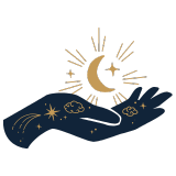 Alt="Main avec étoiles et nuages qui tient une lune pour pictogramme représentant la valeur bienveillance"