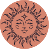 Alt="Soleil avec un visage pour pictogramme de navigation"